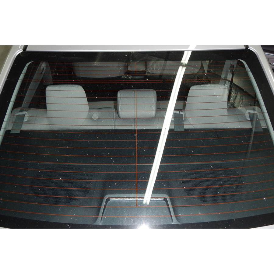 2017 Toyota Corolla Rear deck speaker location