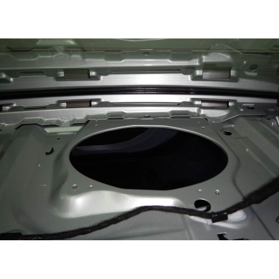 2017 Toyota Corolla Rear deck speaker removed