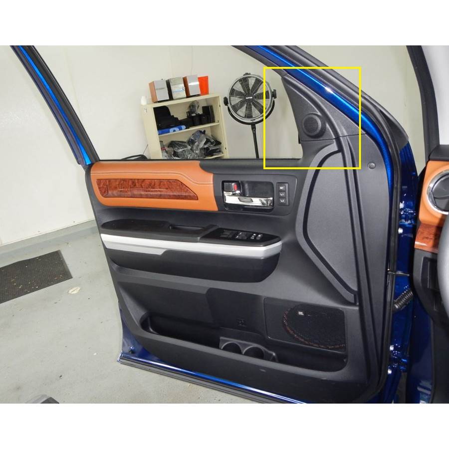 2014 Toyota Tundra Front door tweeter location