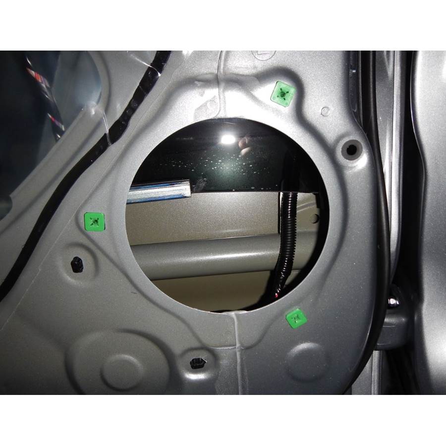 2016 Toyota Tundra Rear door speaker removed