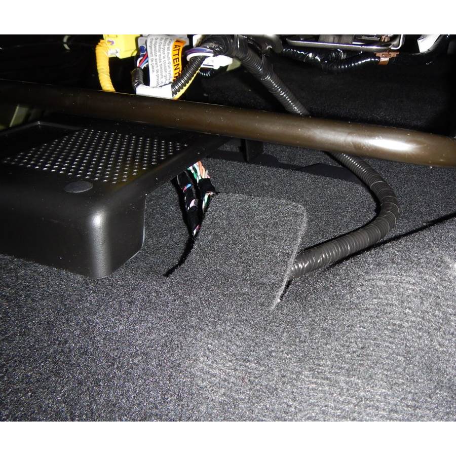 2017 Toyota Tundra Factory amplifier location