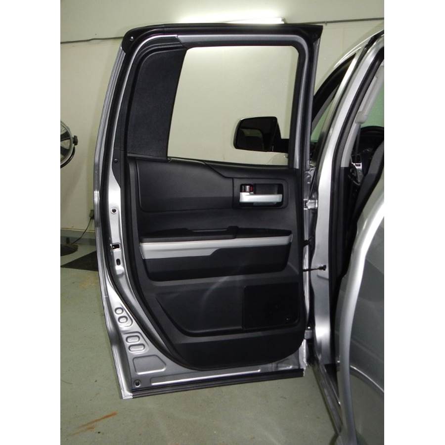 2015 Toyota Tundra Rear door speaker location