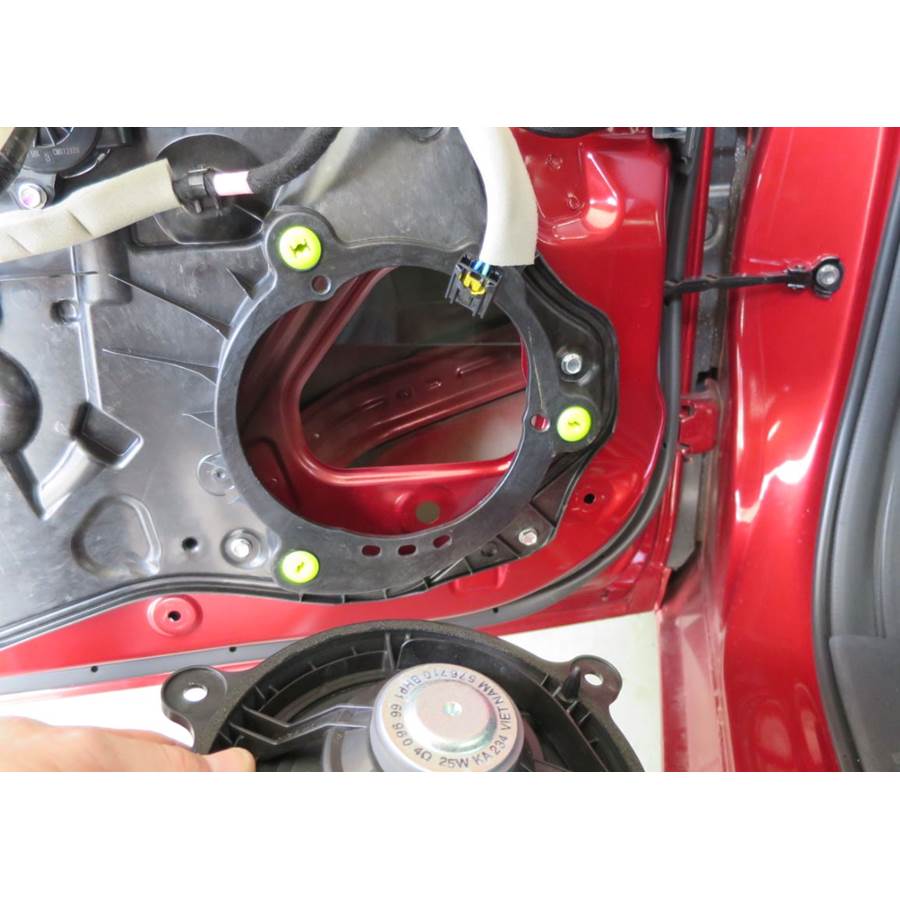 2020 Toyota Yaris Front speaker removed
