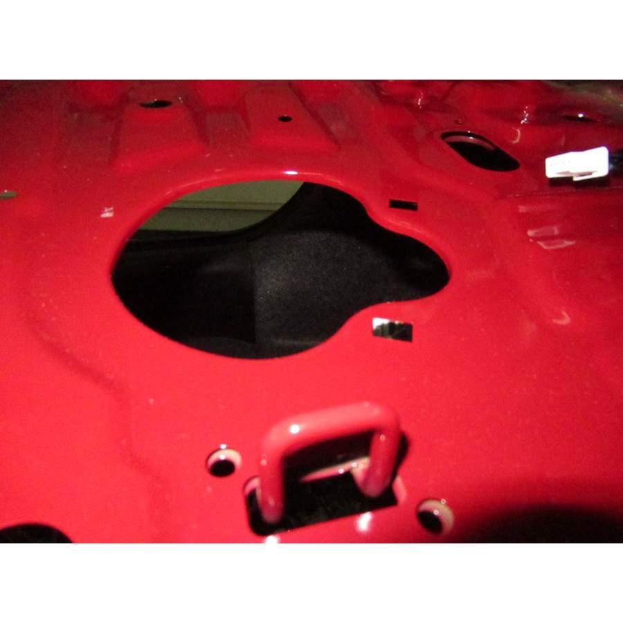 2018 Honda Accord EX Rear deck speaker removed