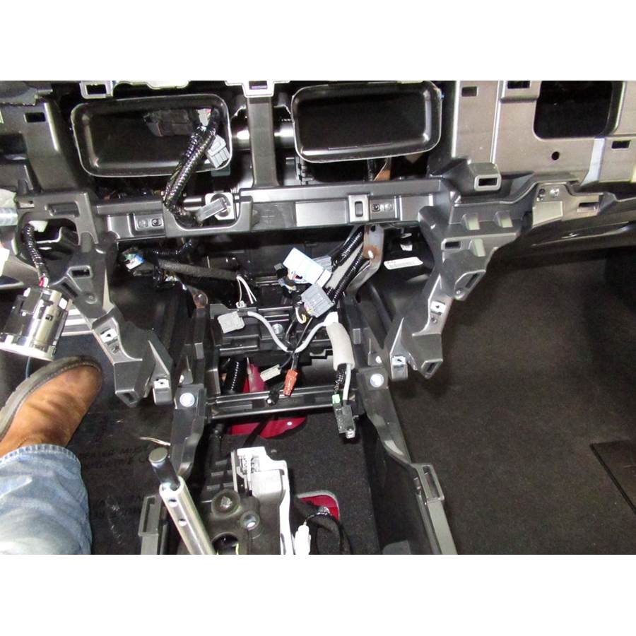 2019 Honda Accord EX Factory radio removed