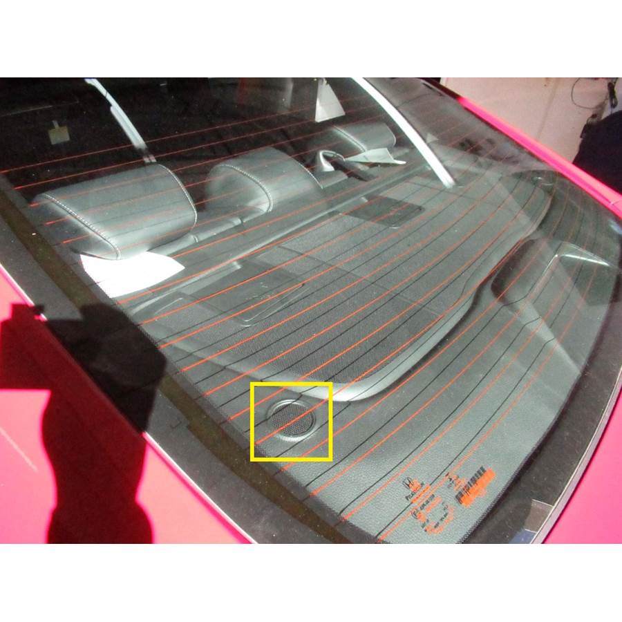 2019 Honda Accord EX Rear deck tweeter locataion