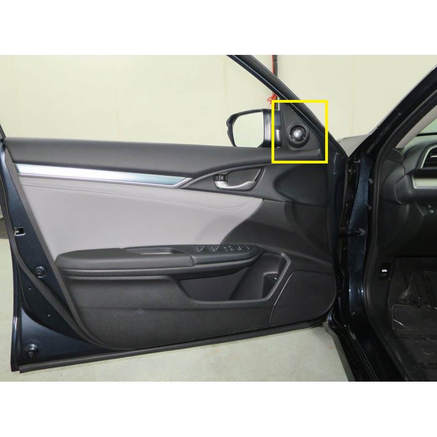 2021 Honda Civic Front door tweeter location