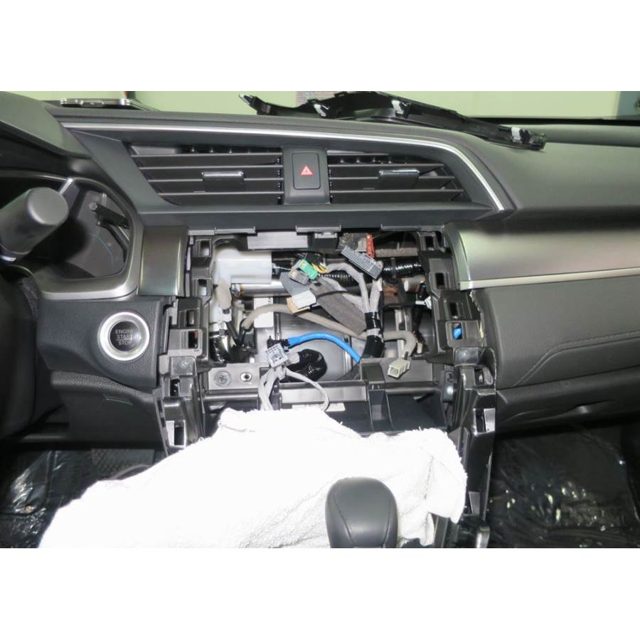 2017 Honda Civic Type R Factory radio removed