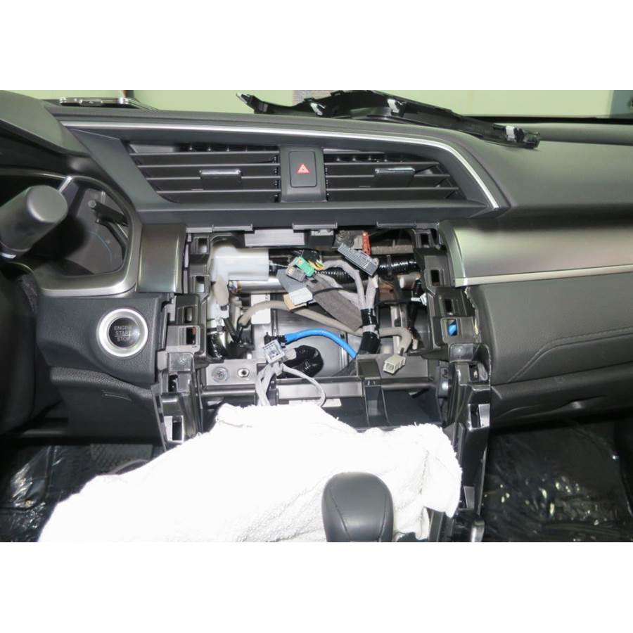 2018 Honda Civic EX Factory radio removed