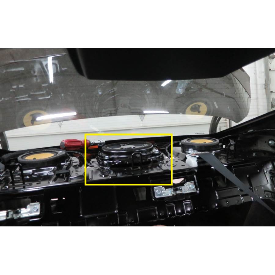 2021 Honda Civic Rear deck center speaker location