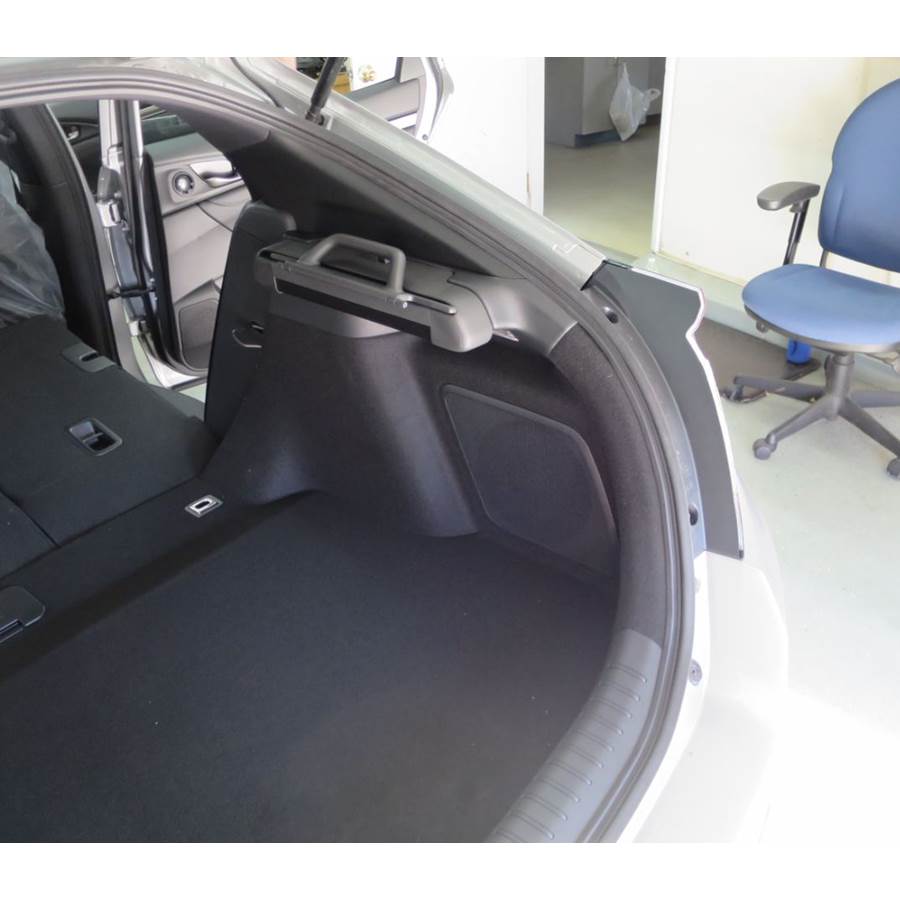 2021 Honda Civic Far-rear side speaker location