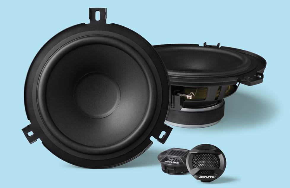 Alpine SPV-65X-WRA 6-1/2" marine-grade component/coaxial speaker system for select Jeep Wrangler JK vehicles