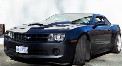 A souped-up 2010 Chevy Camaro gets a massive audio upgrade