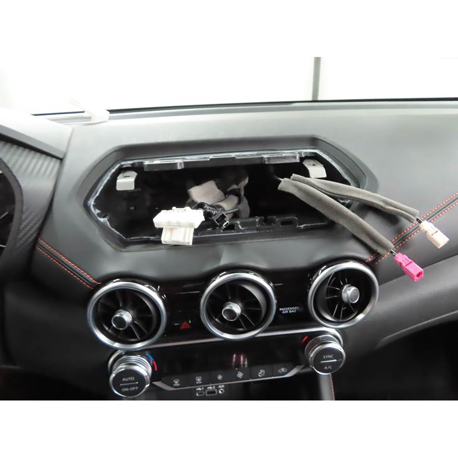 2022 Nissan Sentra Factory radio removed