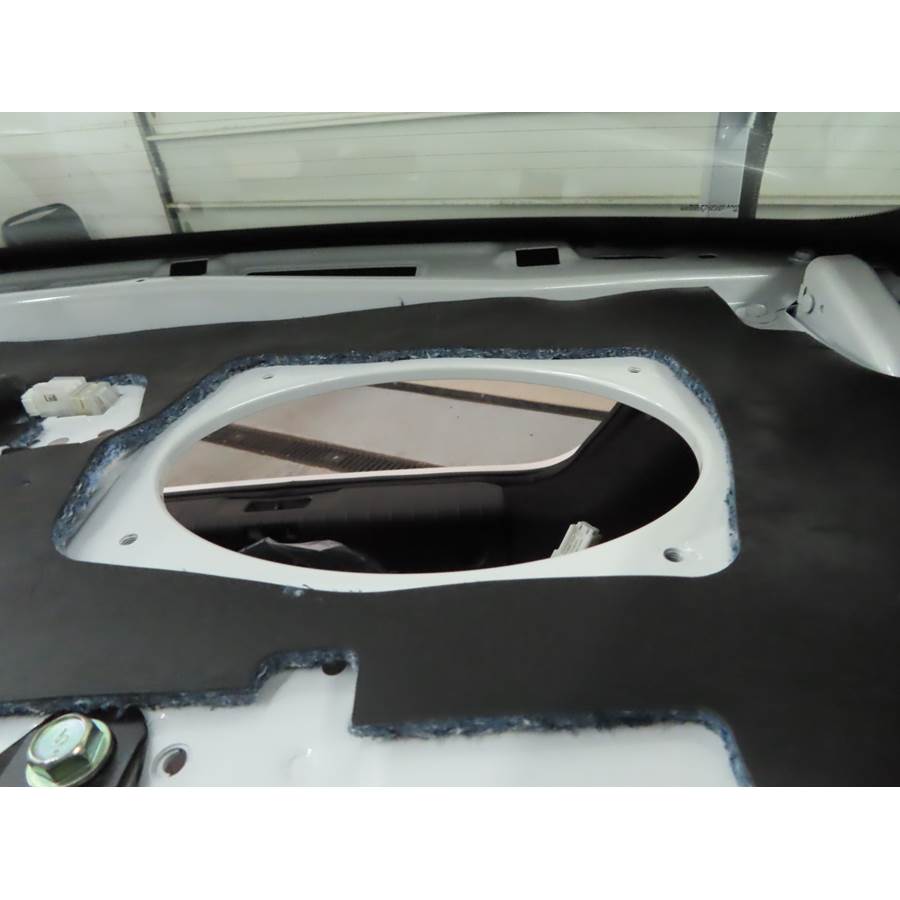 2022 Nissan Sentra Rear deck speaker removed