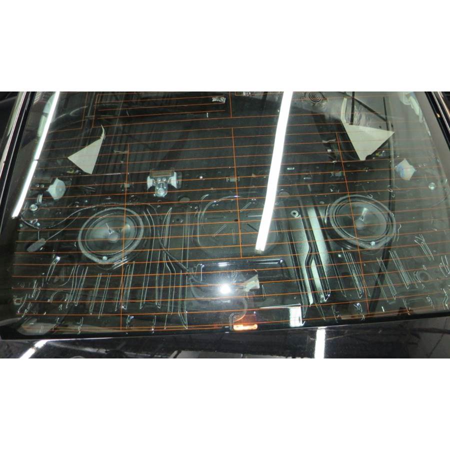 2021 Honda Civic Rear deck speaker location