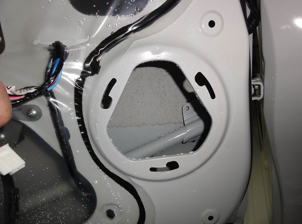 mitsubishi outlander sport rear speaker cavity