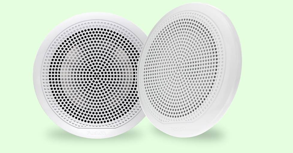 Fusion ELF651W shallow mount marine speakers