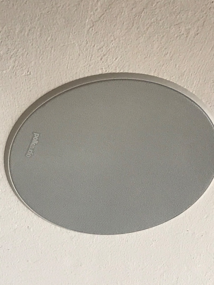  Polk Audio 90-RT 3-Way In-Ceiling-Speaker - The Vanishing  Series, Perfect for Mains, Rear or Side-Surrounds, Paintable Wafer-Thin  Sheer-Grille