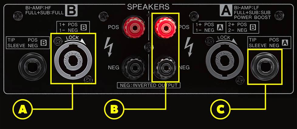 speaker jack types