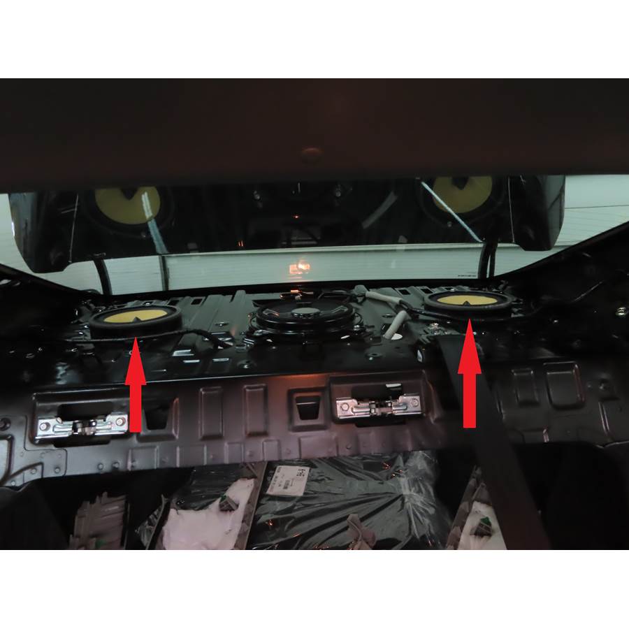 2019 Honda Insight Rear deck speaker location
