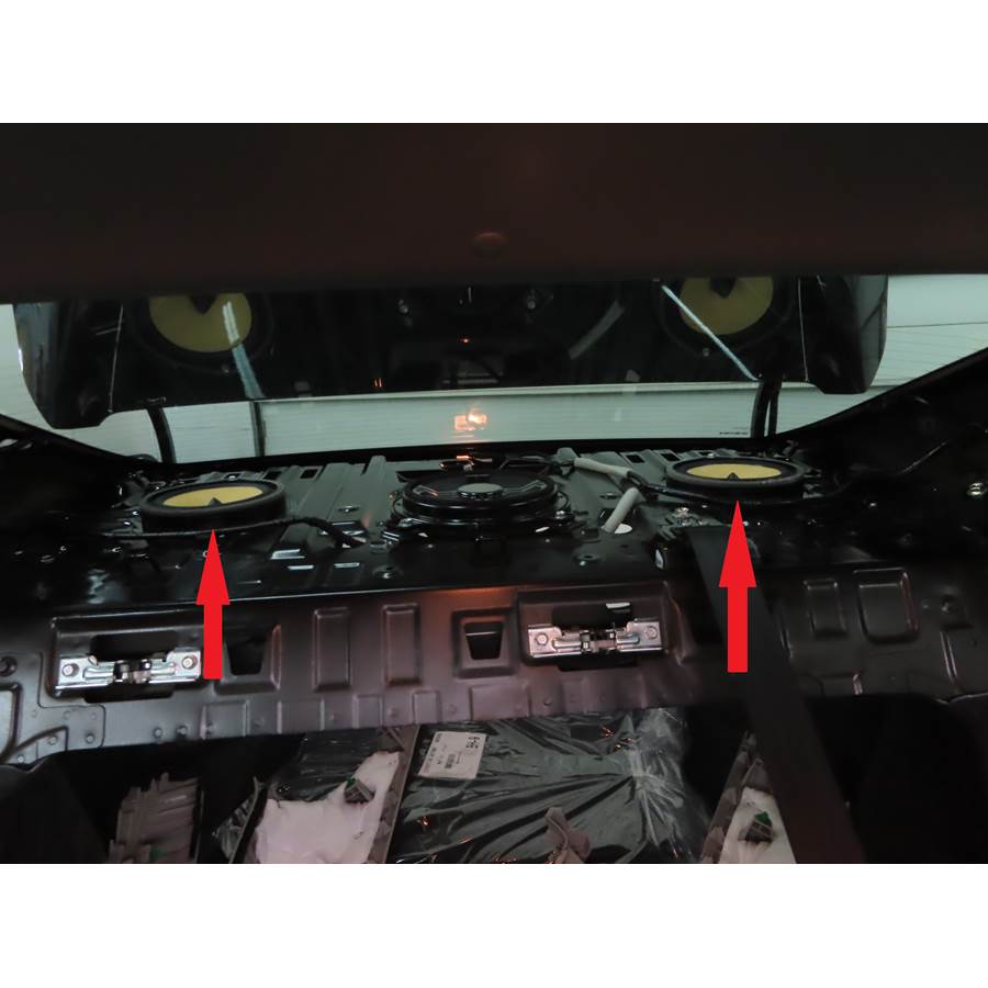 2020 Honda Insight Rear deck speaker location
