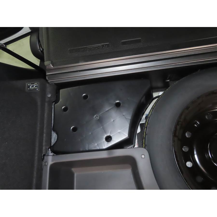 2025 Honda Passport Under cargo floor speaker location
