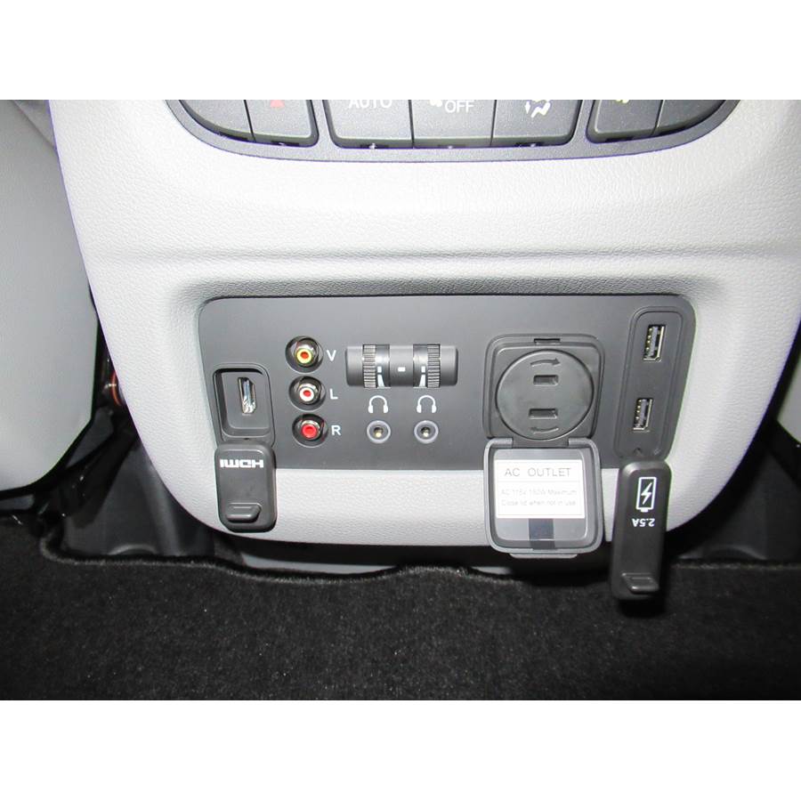 2021 Honda Pilot Touring/Elite Rear entertainment system wiring