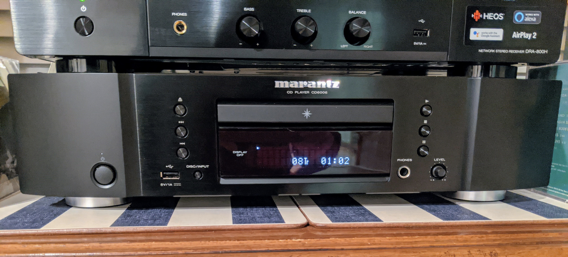 Customer Reviews: Marantz CD6007 Single-disc CD player with USB port for  thumb drives at Crutchfield