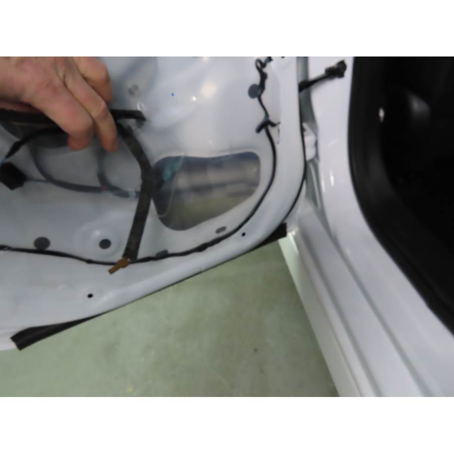 2022 Nissan Sentra Rear door speaker removed