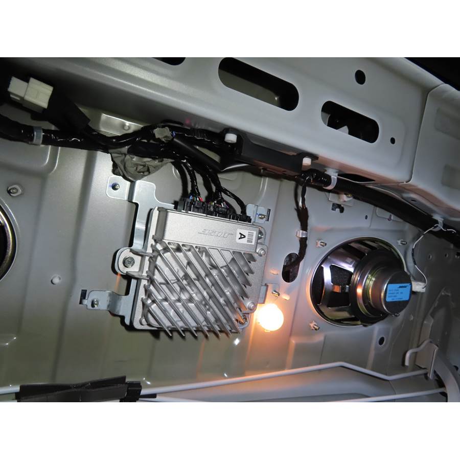 2022 Nissan Sentra Factory amplifier location