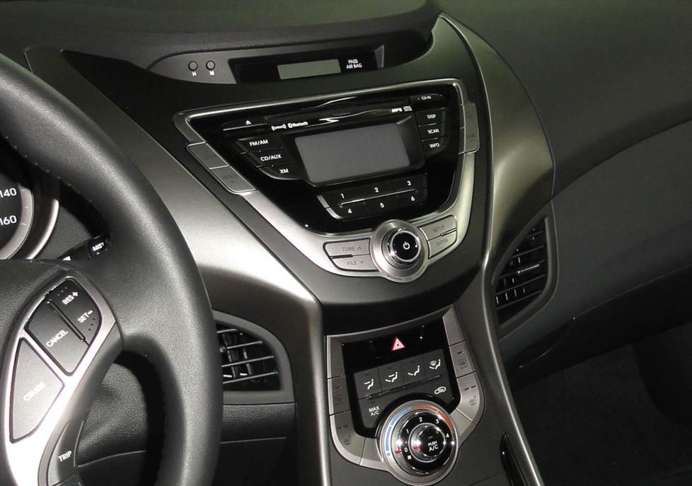 hyundai elantra coupe radio