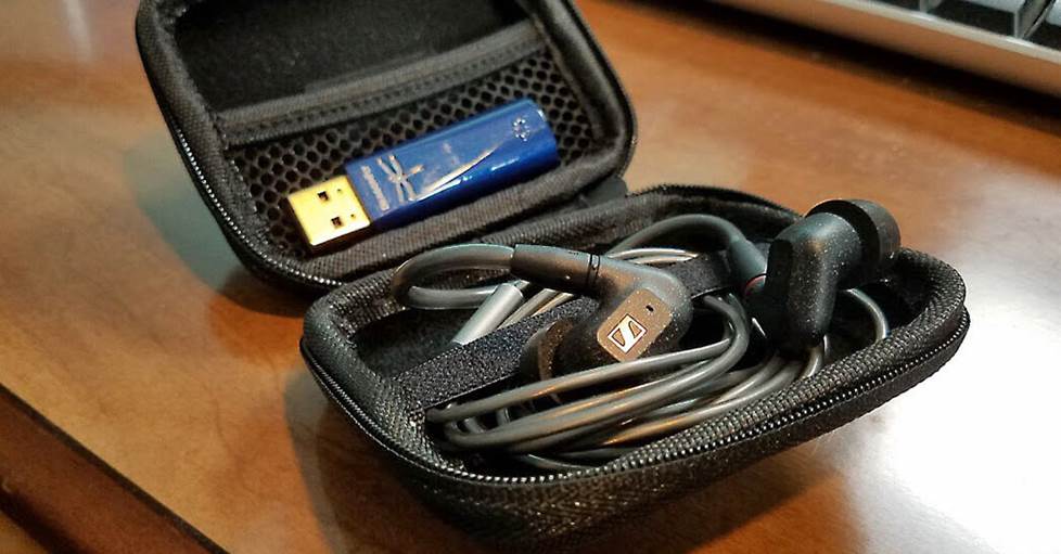 IE 300 headphones with DragonFly Cobalt DAC