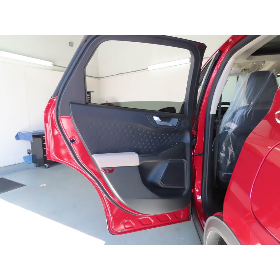 2021 Ford Escape Rear door woofer location