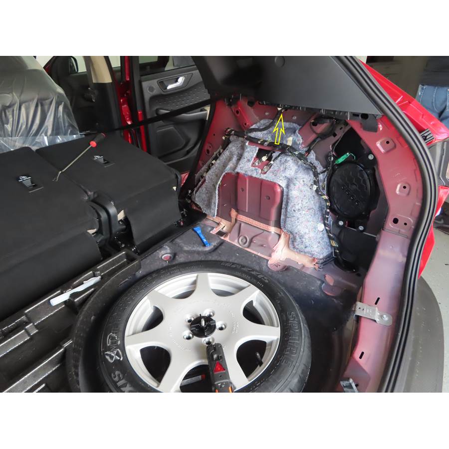 2021 Ford Escape Factory amplifier location