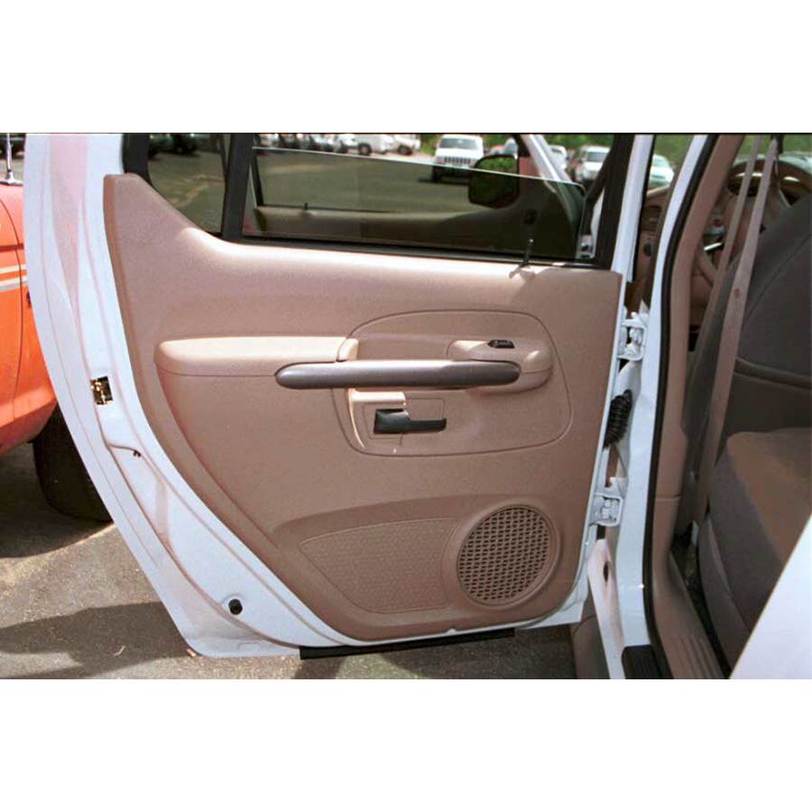 2001 Ford Explorer Sport Trac Rear door speaker location