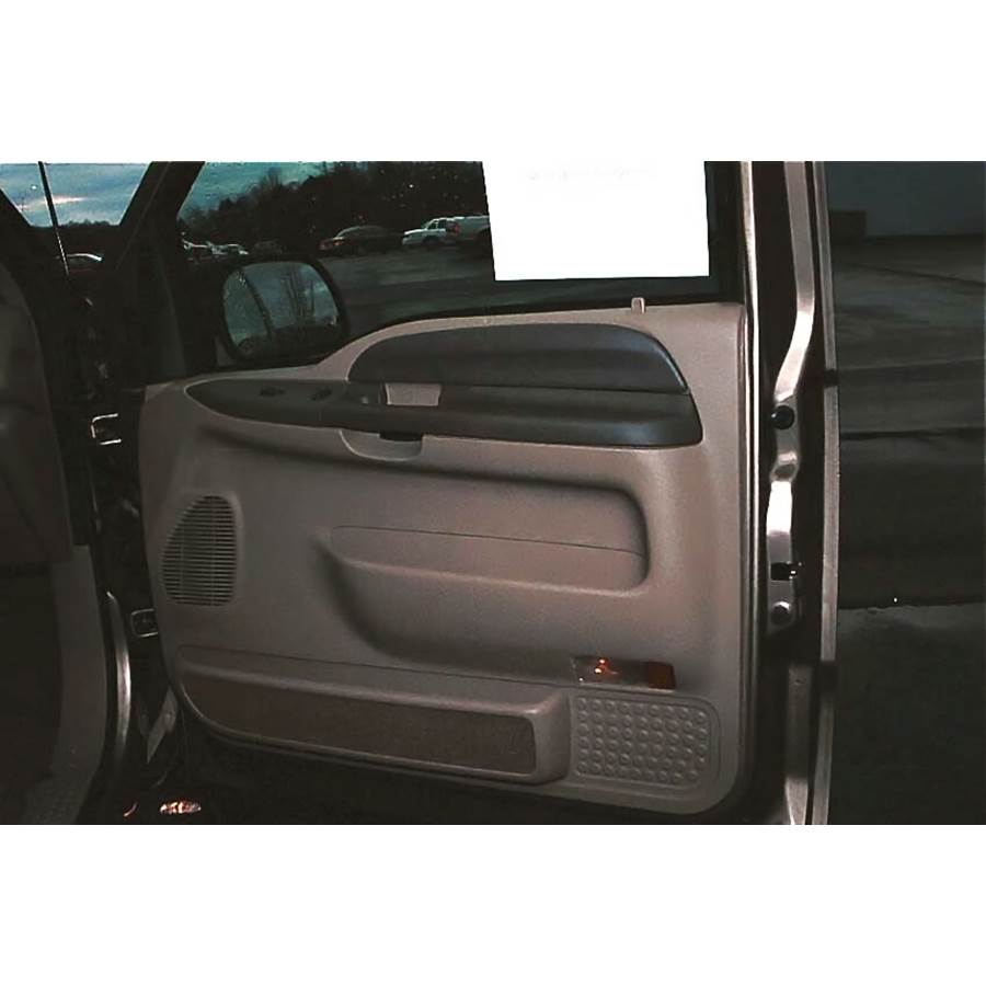 2001 Ford Excursion Front door speaker location