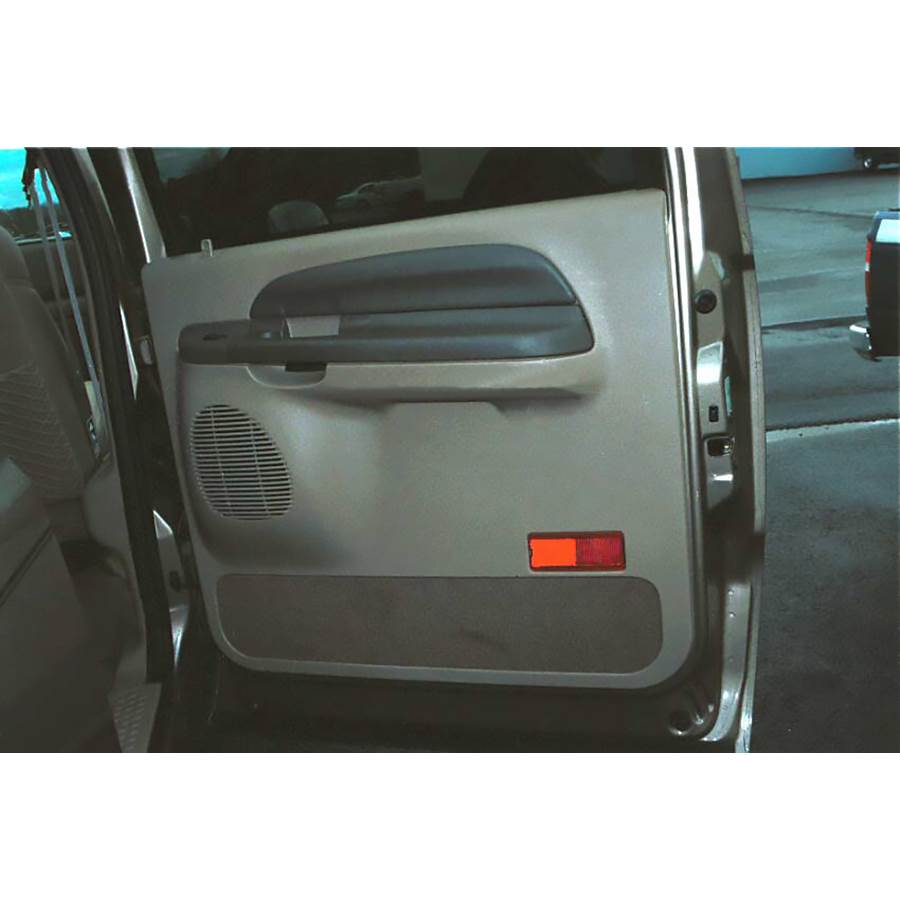 2001 Ford Excursion Rear door speaker location