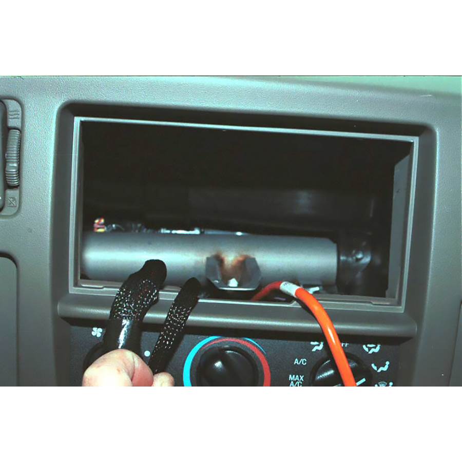 2003 Ford Excursion Factory radio removed