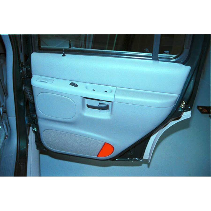 2000 Ford Explorer Rear door speaker location