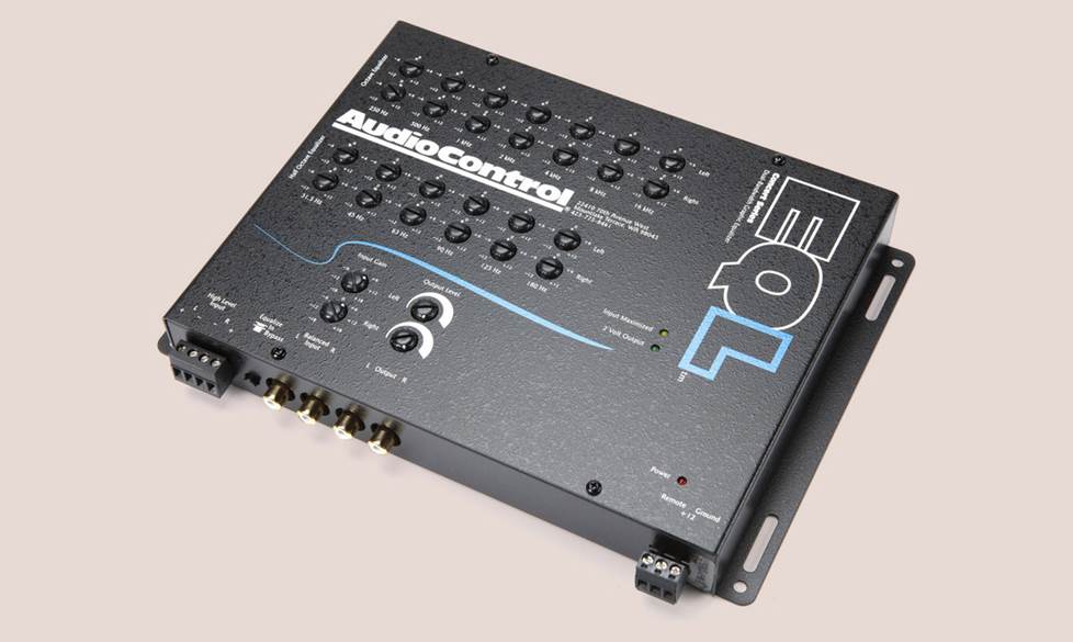 AudioControl's EQL trunk-mount 2-channel equalizer