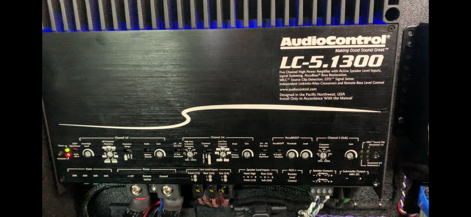 Customer Reviews: AudioControl LC-5.1300 5-channel car amplifier