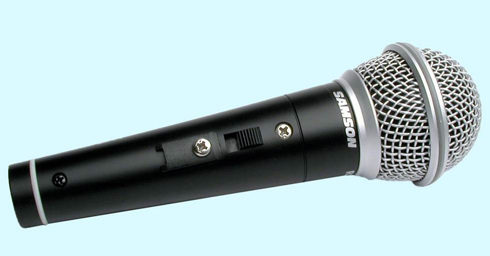 Samson R21S Cardioid dynamic microphone with on/off switch