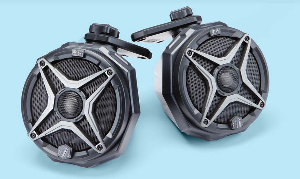 SSV Works JJL-CS65A Custom swiveling cage speaker pods for Jeep Wrangler Unlimited JL