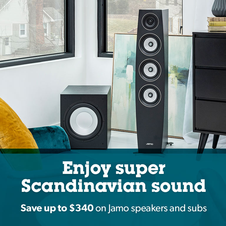 Save up to $340 on Jamo speakers and subs