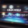 Dual XDVD251BT Crutchfield: Dual XDVD251BT display and controls demo