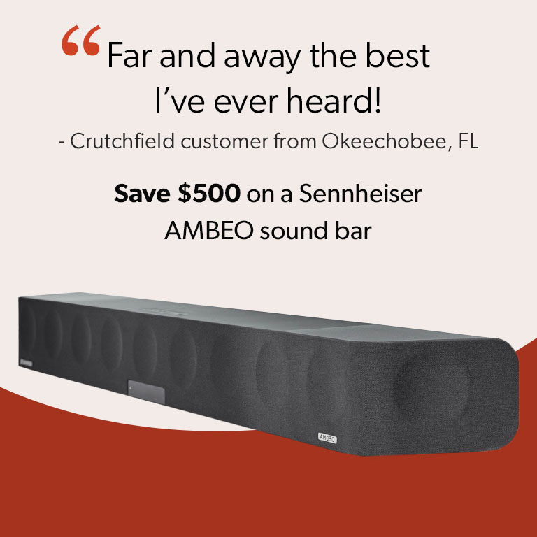 Save $500 on a Sennheiser AMBEO sound bar