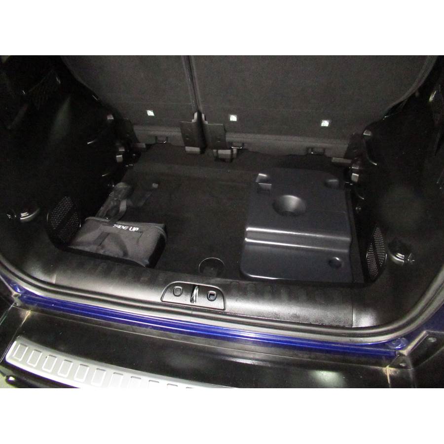 2014 Fiat 500L Factory subwoofer location