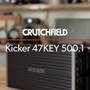 Kicker 47KEY500.1 Crutchfield: Kicker KEY500.1 mono subwoofer amp with automatic tuning DSP