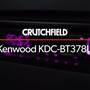Kenwood KDC-BT378U Crutchfield: Kenwood KDC-BT378U display and controls demo